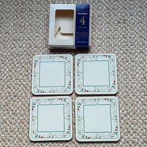 Pimpernel Pfalzgraff Winterberry Coasters NIB
